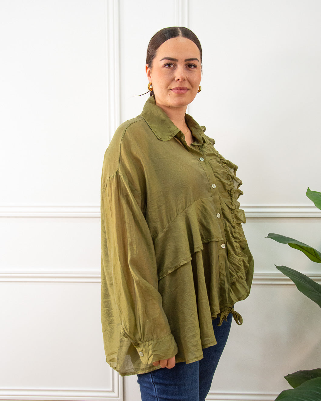 Blusa Siena de mujer en verde