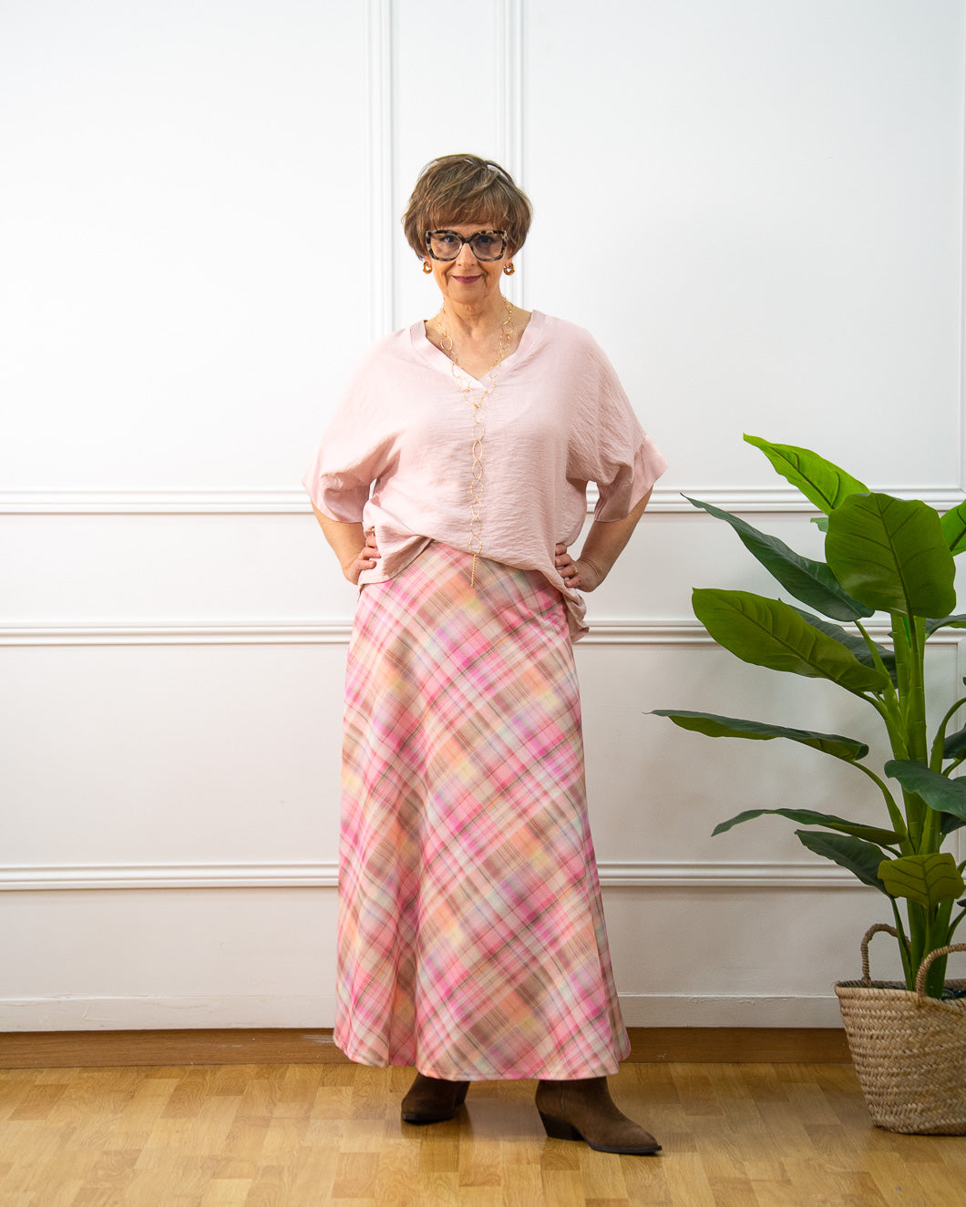 Blusa Japan oversize de mujer en rosa