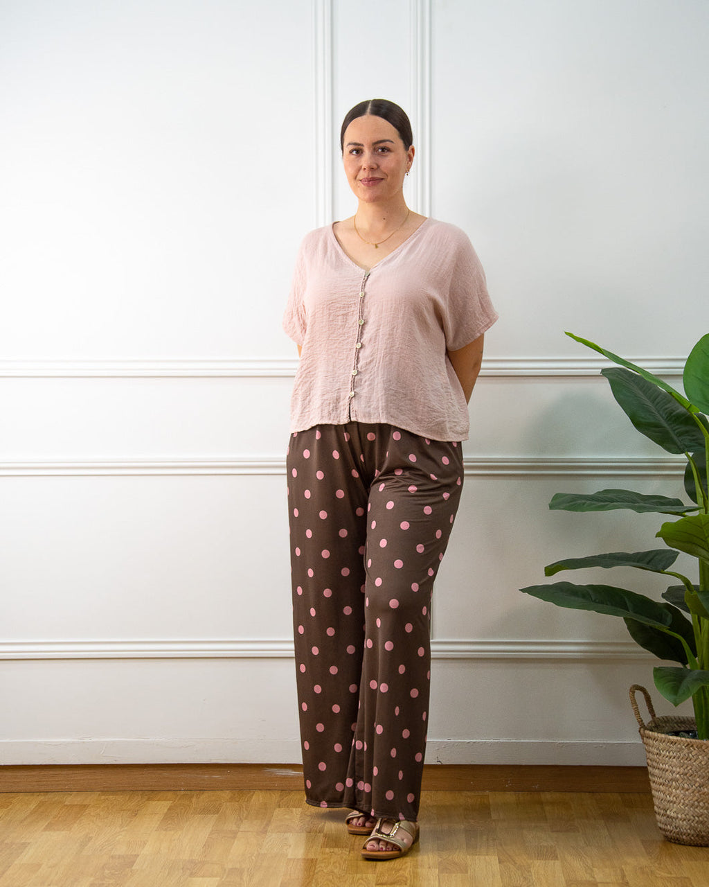 Blusa Iria de mujer en rosa