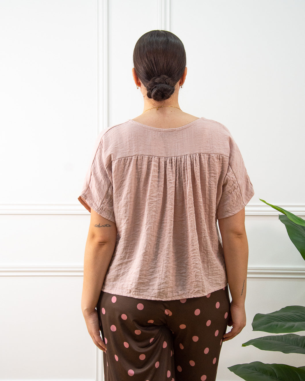 Blusa Iria de mujer en rosa