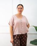 Blusa Iria de mujer en rosa