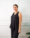 Blusa Lola de mujer en negro