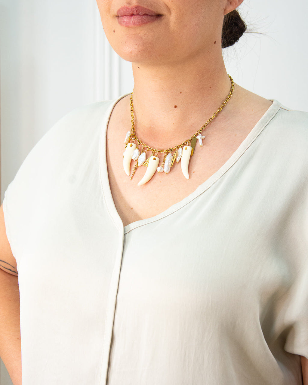 Blusa Valentina de mujer en arena